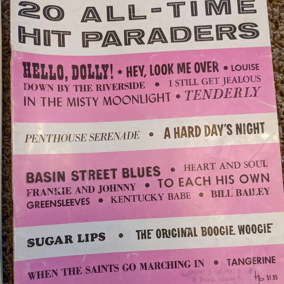 Vintage Lot 20 All-Time Hit Paraders Easy Piano Organ Solos Sheet Music - Picture 13 of 14